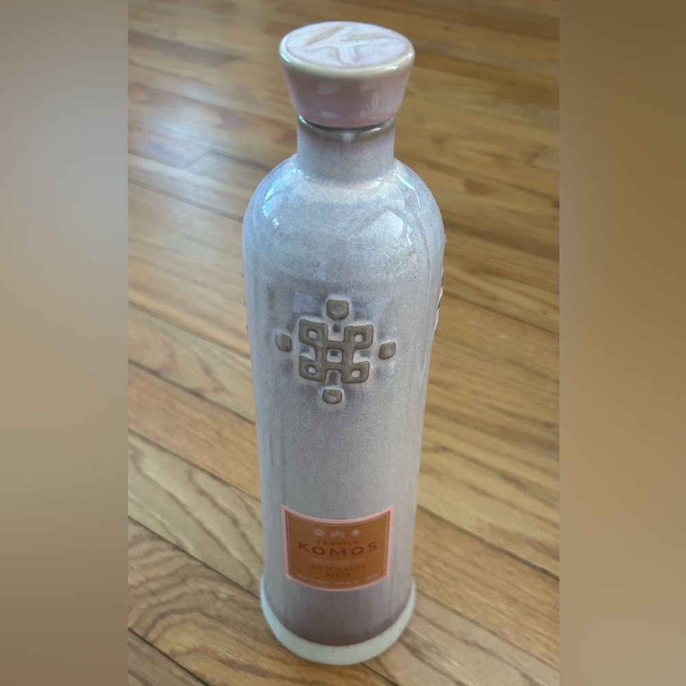 Komos Reposado Rosa Tequila Empty Bottle